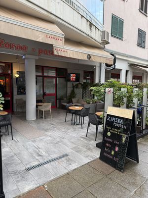 Entrance   at Kavarna Zvon in Izola