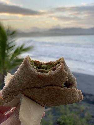 Samosas at Bio Mercado in Puerto Viejo De Talamanca