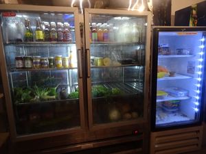 organic veggies, drinks, salsas, sauerkraut, hummus... at Bio Mercado in Puerto Viejo De Talamanca