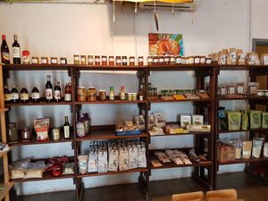Shelves at Bio Mercado in Puerto Viejo De Talamanca