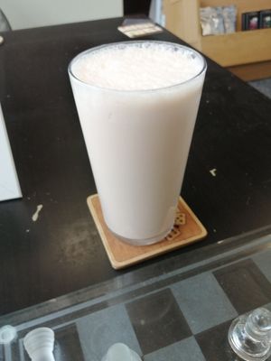 Skittles milkshake at The Dice Cup in Nottingham