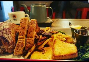 create your own vegan breakfast  at The Caffeine Drip in Edinburgh