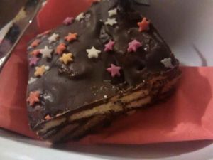 Lotus tiffin cake at The Caffeine Drip in Edinburgh