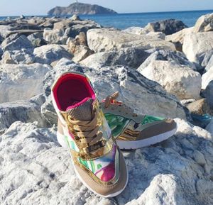 Handmade vegan shoes. Designs inspired by the Colombian biodiversity. at Aluna Shoes in Medellin