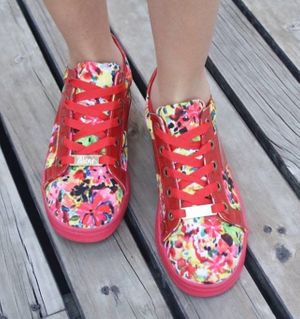 Handmade vegan shoes. Designs inspired by the Colombian biodiversity. at Aluna Shoes in Medellin