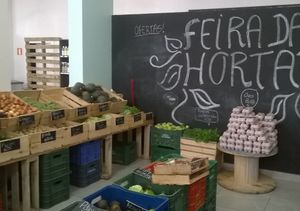 Fresh, organic vegetables for sale on April 22nd, 2016 at Horta da Nonna in Caxias Do Sul