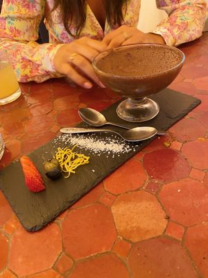 Mousse au chocolat  at Estudio Vegetariano in Lagos