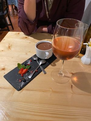 Mousse au chocolat. at Estudio Vegetariano in Lagos