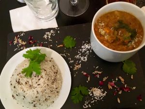 Batata dal at Estudio Vegetariano in Lagos