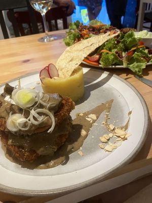 Celery steak   at Estudio Vegetariano in Lagos