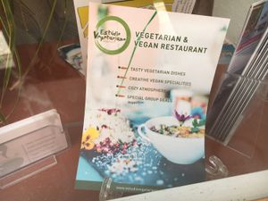 flyer  at Estudio Vegetariano in Lagos