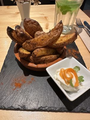 Chips   at Estudio Vegetariano in Lagos