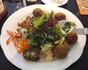 falafel at Estudio Vegetariano in Lagos