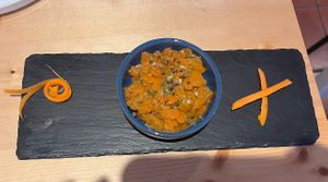 Starter: Traditional Algarve Carrots  at Estudio Vegetariano in Lagos