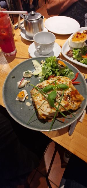 Lasagne at Estudio Vegetariano in Lagos