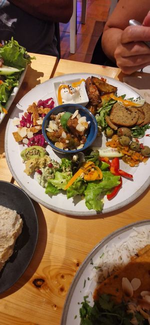 Mix apetizer plate at Estudio Vegetariano in Lagos