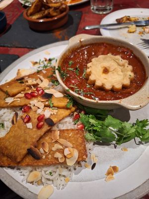 Vegan shakusa at Estudio Vegetariano in Lagos