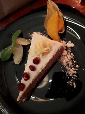 RAW BITTER LEMON CAKE at Estudio Vegetariano in Lagos
