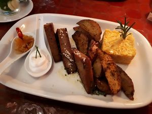 Seitan Beef  at Estudio Vegetariano in Lagos