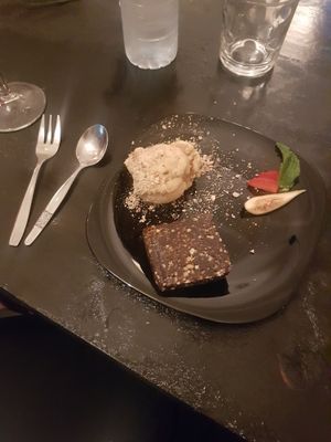 Pudding at Estudio Vegetariano in Lagos