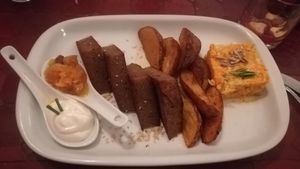 Seitan beef : good! at Estudio Vegetariano in Lagos