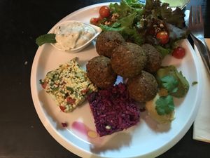 Falafel at Estudio Vegetariano in Lagos