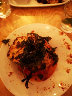 Stuffed peppers (to die for) at Estudio Vegetariano in Lagos