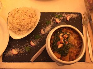 Lentil curry  at Estudio Vegetariano in Lagos