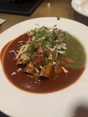 Vegan Taquitos   at El Charro in Tucson