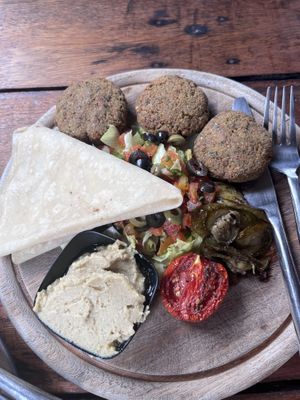 Falafel Platter  at Coconut Monkey in Koh Tao