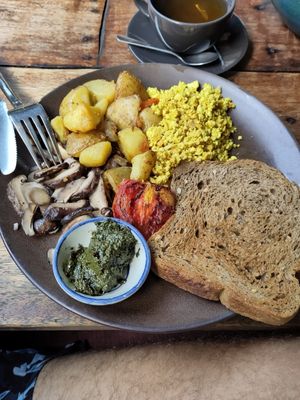 Scrambled tofu at Coconut Monkey in Koh Tao