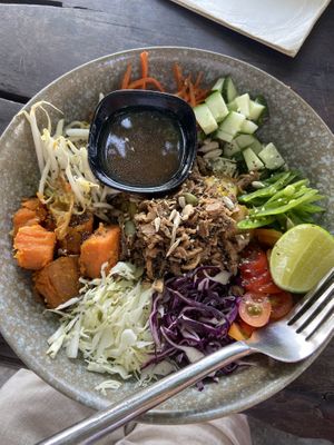 Vegan bowl  at Coconut Monkey in Koh Tao