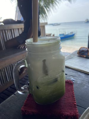 Iced Matcha  at Coconut Monkey in Koh Tao