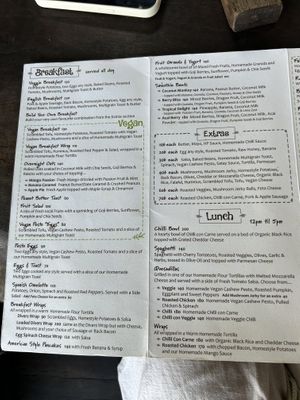 Menu february  at Coconut Monkey in Koh Tao