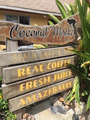 entrance at Coconut Monkey in Koh Tao