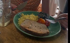 Vegan egg + pesto; sehr lecker   at Coconut Monkey in Koh Tao