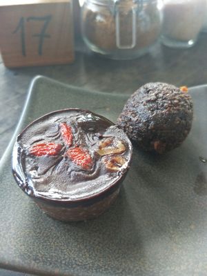 Always my buddy sweet! Monkey cup and Mocha ball!!! at Coconut Monkey in Koh Tao