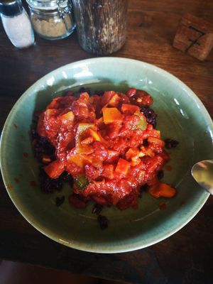 Chili con veggie. Really satisfying at Coconut Monkey in Koh Tao