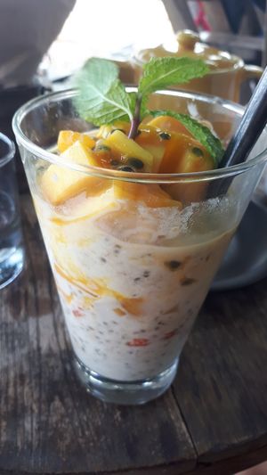Mango Passion overnight oats at Coconut Monkey in Koh Tao