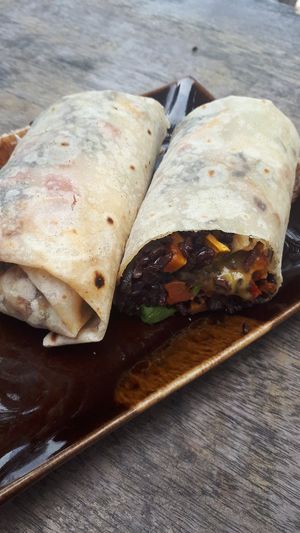 Falafel wrap at Coconut Monkey in Koh Tao