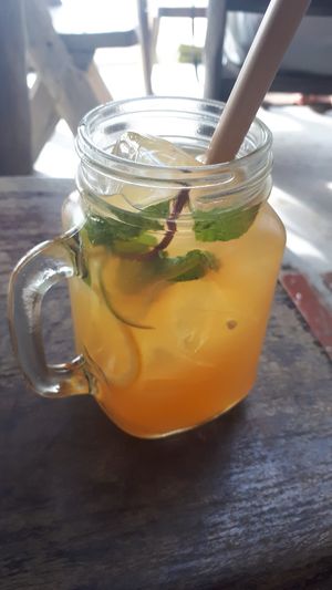 Lemon iced tea at Coconut Monkey in Koh Tao