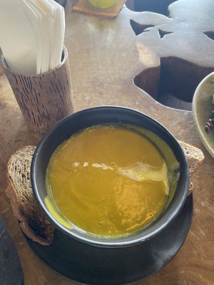 Pumpkin Soup at Coconut Monkey in Koh Tao