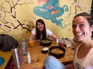 Pure happiness and yumminess! at The Vegan Temple by Prasada in Cusco