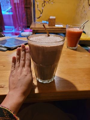 big ass Lassi! at The Vegan Temple by Prasada in Cusco