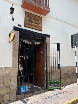 Entrance  at The Vegan Temple by Prasada in Cusco