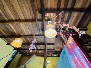 Ceiling  at The Vegan Temple by Prasada in Cusco