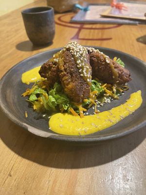 Vegan koftas  at The Vegan Temple by Prasada in Cusco