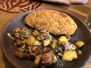 Tacu Tacu   at The Vegan Temple by Prasada in Cusco
