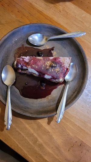 Cheesecake at The Vegan Temple by Prasada in Cusco