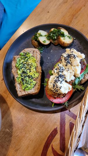 Falafel at The Vegan Temple by Prasada in Cusco